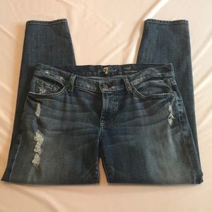 7 For All Mankind Roxanne Crop Jeans